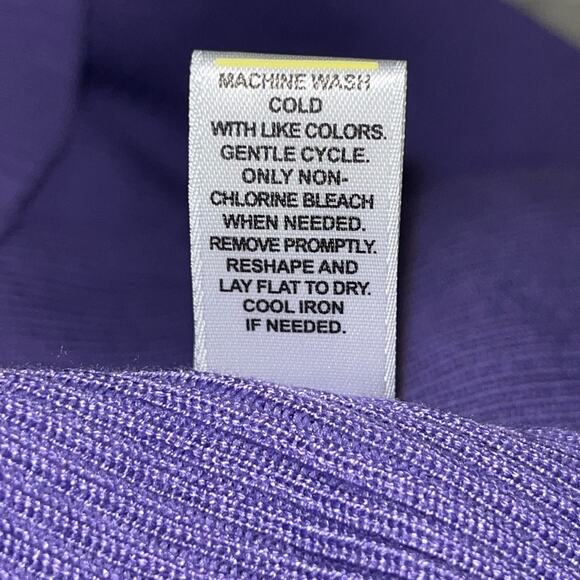 CATO LAVENDER RIBBED LONG SLEEVE SHEAR 3D BUTTERFLY SWEATER - Picture 3 of 6